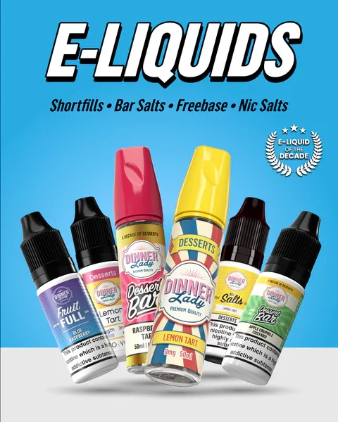 Colectia completa de lichide Dinner Lady disponibile la Elvapo