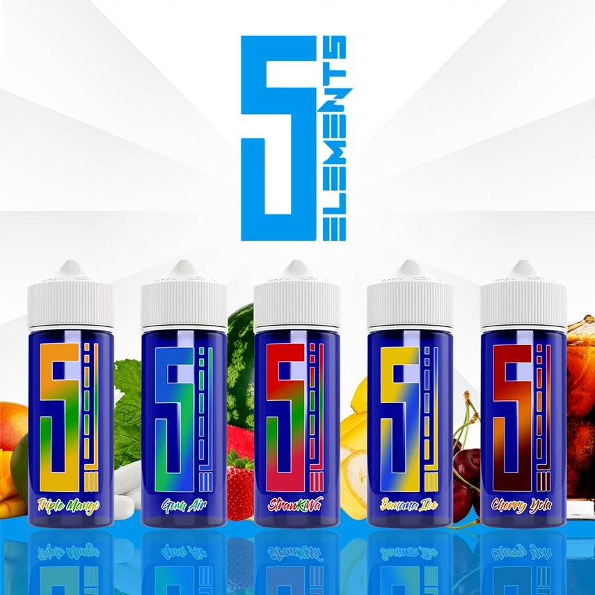 5 Elements , Longfill, Deutschland ,10ml pentru 120 ml - Double Melon
