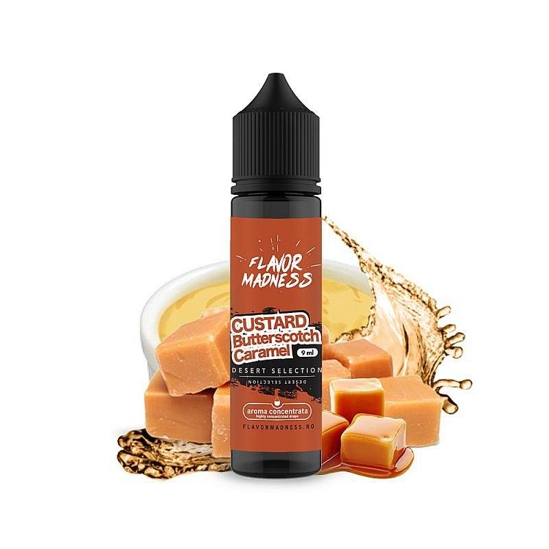 Aroma Flavor Madness Custard Butterscotch Caramel 9ml