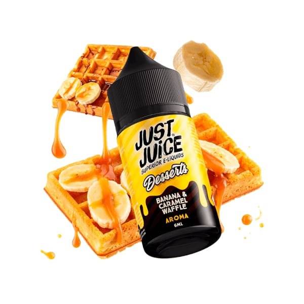 Aroma Just Juice Desserts - Banana Caramel Waffle (Longfill 6ml in 30ml)
