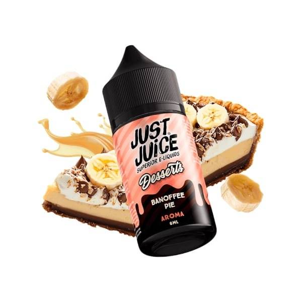 Aroma Just Juice Desserts - Banoffee Pie (Longfill 6ml/30ml)