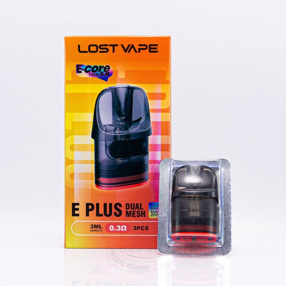 Cartus 2ml Lost Vape E Plus-Dual Mesh 0.3Ohm 