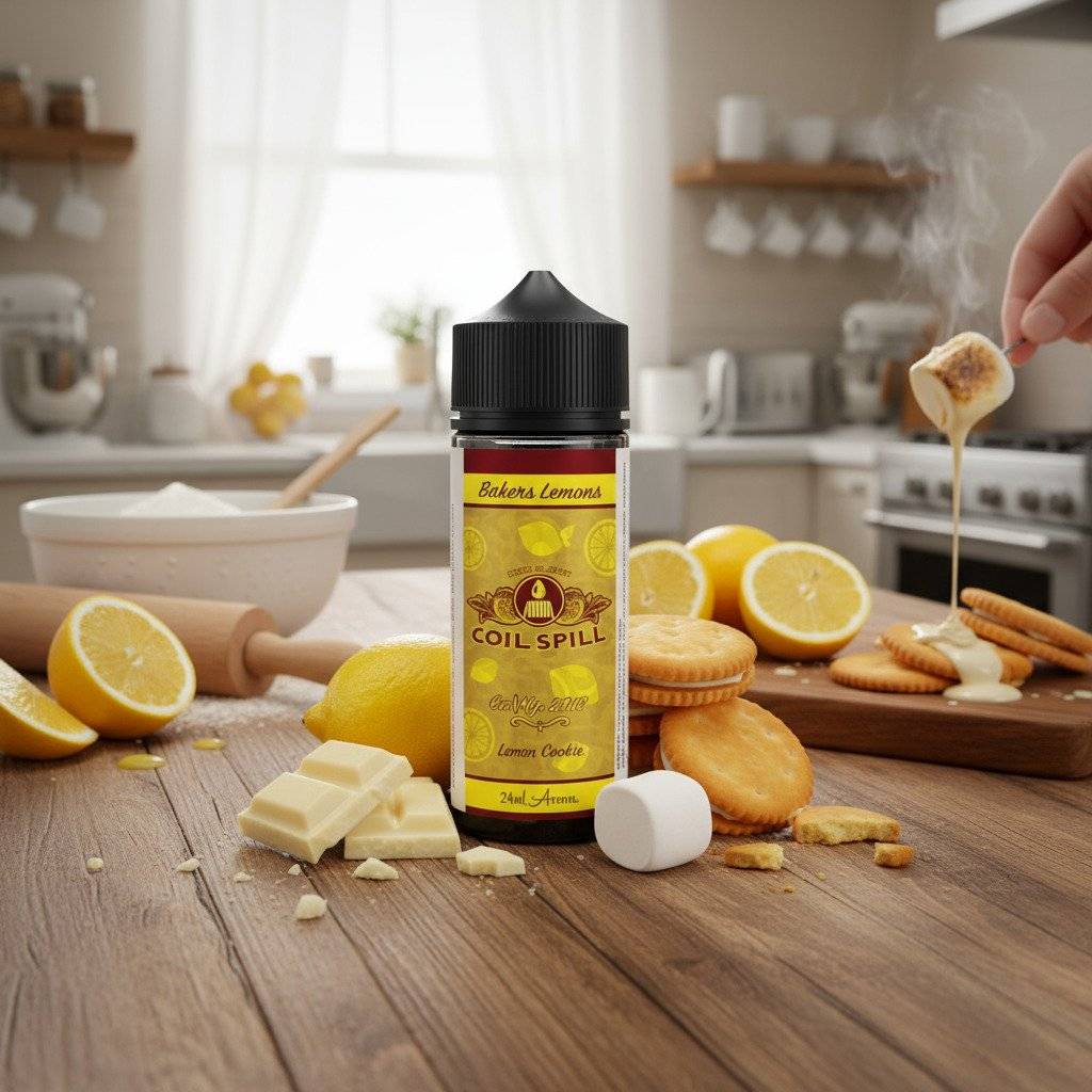 Coil Spill Bakers Lemons Longfill (Fursec cu Lamaie si bezea) 24ml/120ml