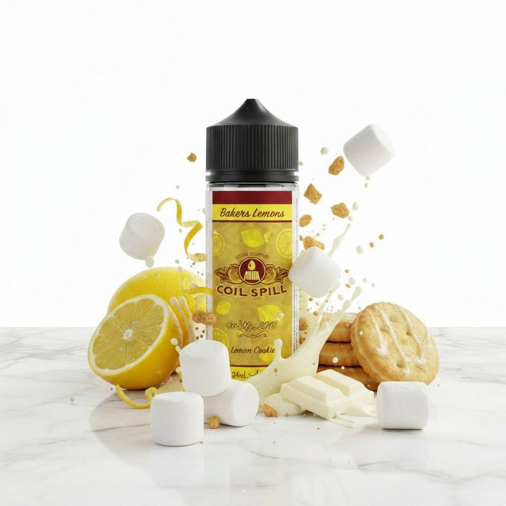 Coil Spill Bakers Lemons Longfill (Fursec cu Lamaie si bezea) 24ml/120ml