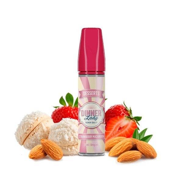 Dinner Lady Desserts Strawberry Macaroon Longfill 14ml/60ml