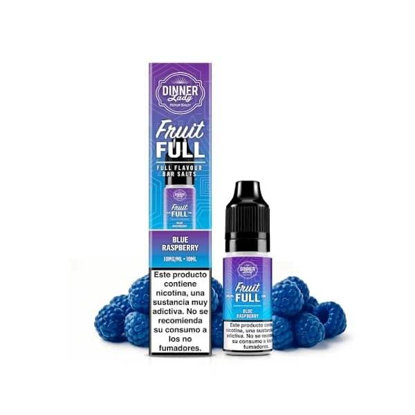 Dinner Lady Fruit FULL Blue Raspberry Nic Salts 20MG/ML 10ML