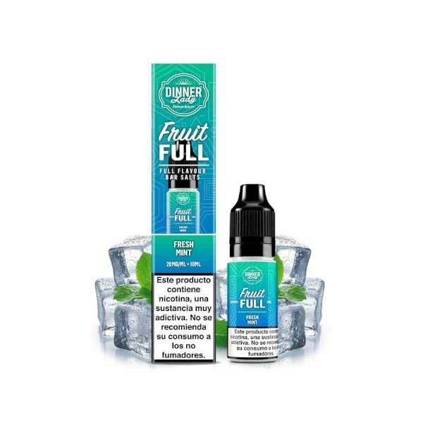 Dinner Lady Fruit FULL Fresh Mint Nic Salts 20MG/ML 10ML