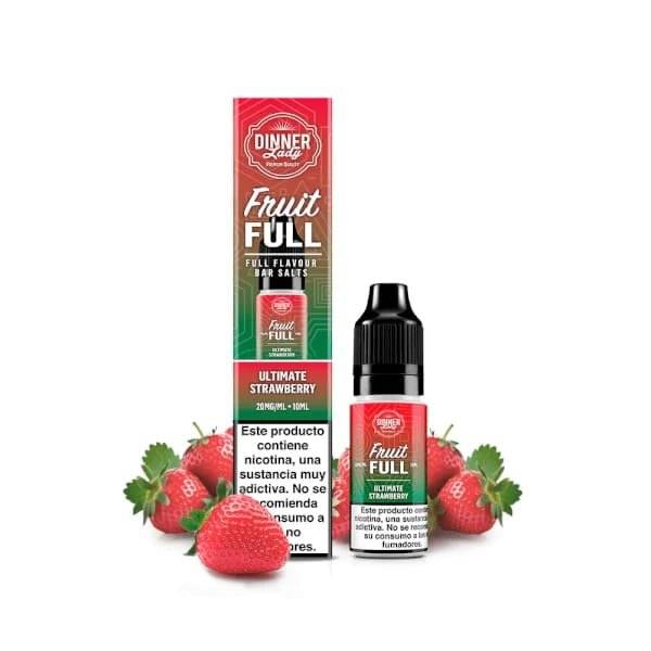 Dinner Lady Fruit FULL Ultimate Strawberry Nic Salts 20MG/ML 10ML