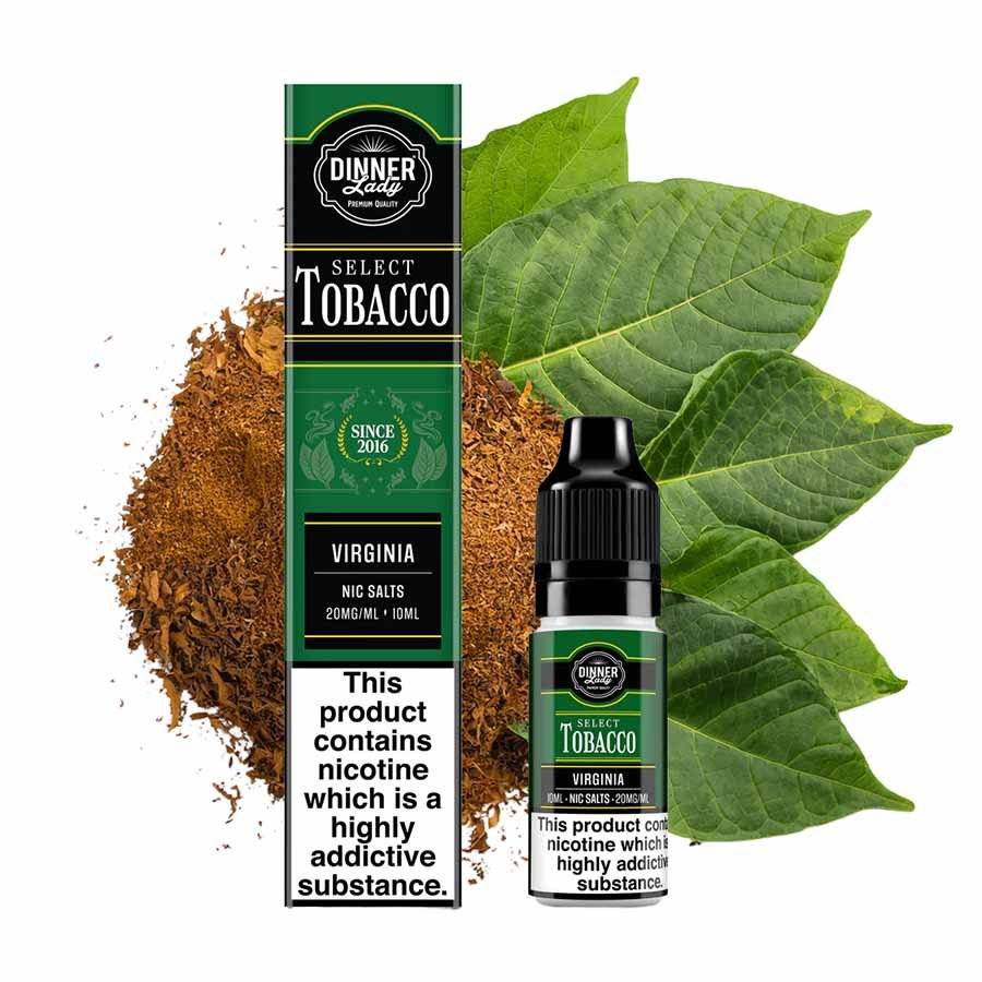 Dinner Lady Select Tobacco Virginia Nic Salts 20MG/ML 10ML