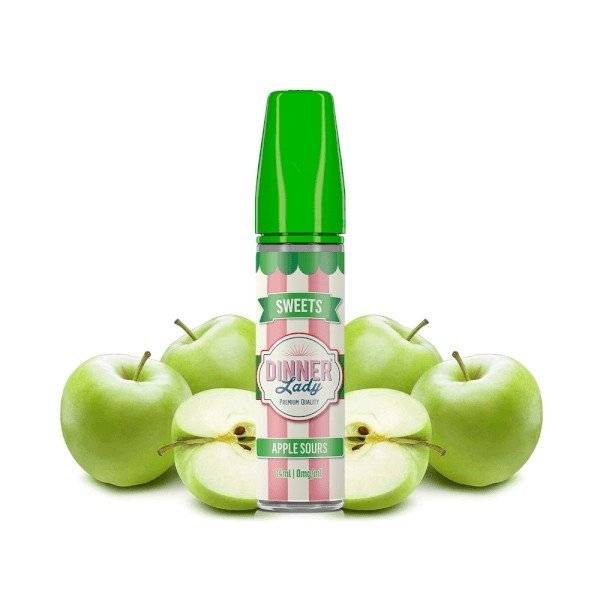Dinner Lady Sweets Apple Sours Longfill 14ml/60ml