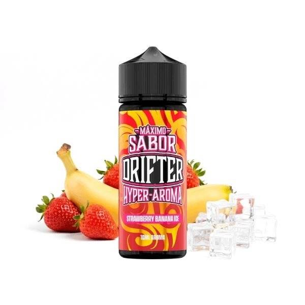 Drifter Hyper , Longfill . 10ml/120ml - Strawberry Banana Ice