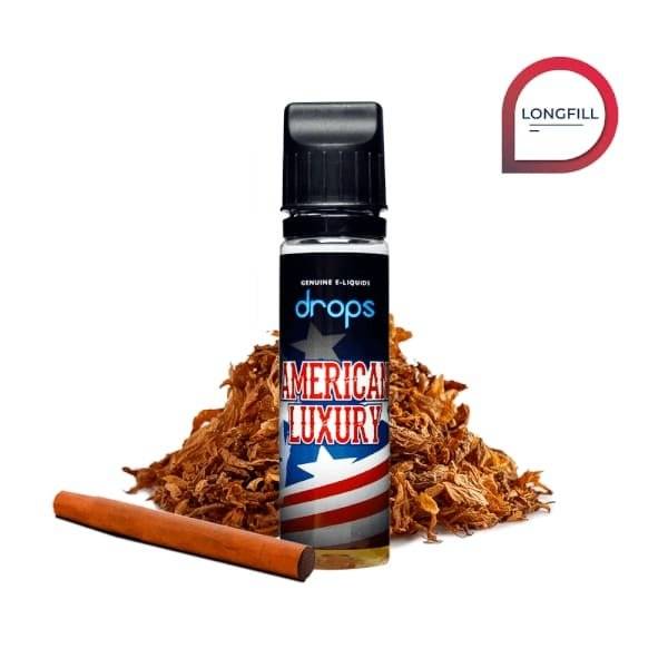 Drops American Luxury (Tutun, Caramel, Cafea, Biscuiți) 8ml/60ml