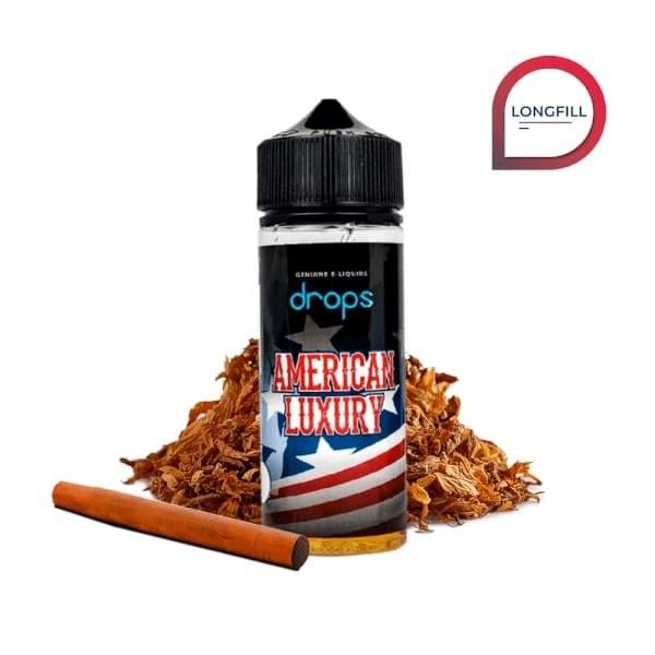 Drops American Luxury (Tutun, Caramel, Cafea, Biscuiti) Longfill 16ml/120ml