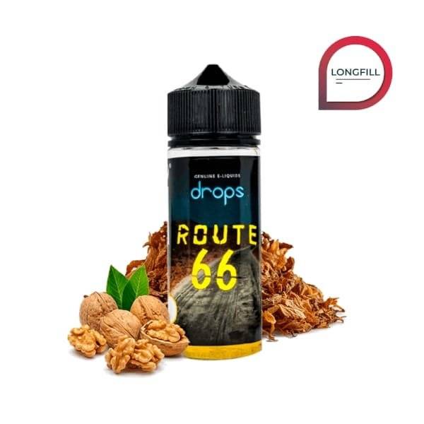 Drops Route 66 (Tutun, Nuci) Longfill 16ml/120ml