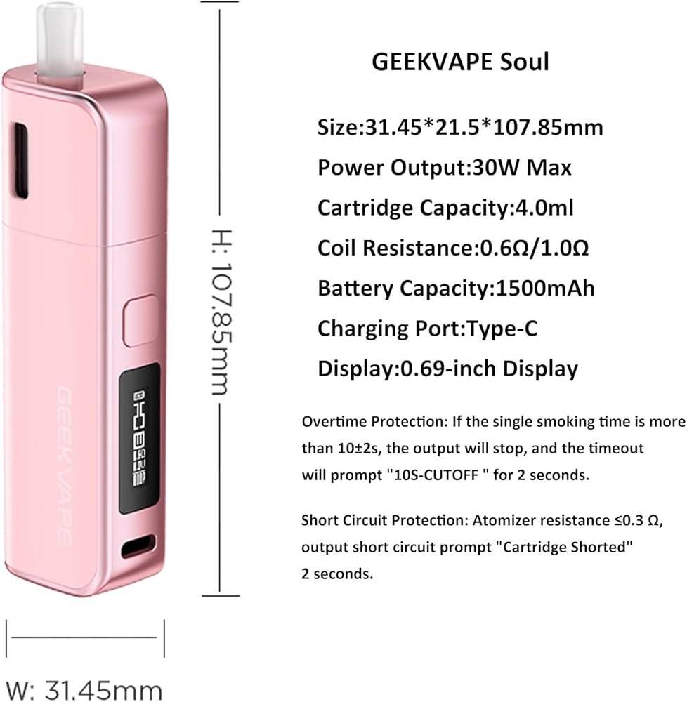 GeekVape Geekvape Soul - Gunmetal, Tigara Electronica 