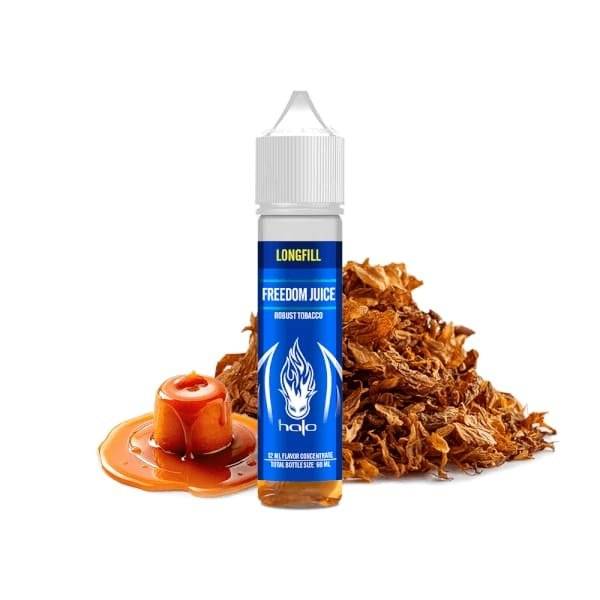 Halo Freedom Juice Longfill 12ml (60ml) – Tutun Virginia Fin & Dulceag