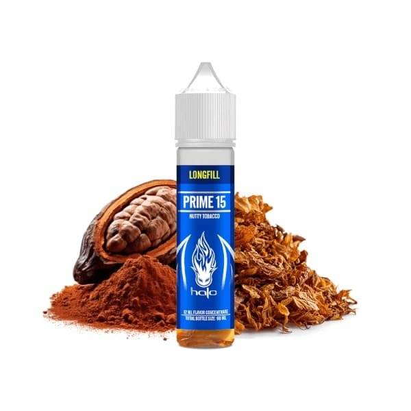 Halo Prime 15 (Nutty Tobacco) Longfill 12ml (60ml) Tutun Sec & Cacao