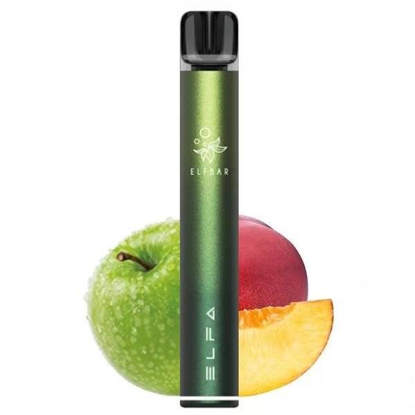 Kit , Elf Bar , Elfa Pro , Vape Unica folosinta, Pod - Aurora Green - Apple Peach