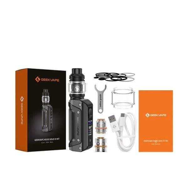 Tigara Electronica Kit Geekvape Aegis Solo 3 3000mAh - Dark Grey