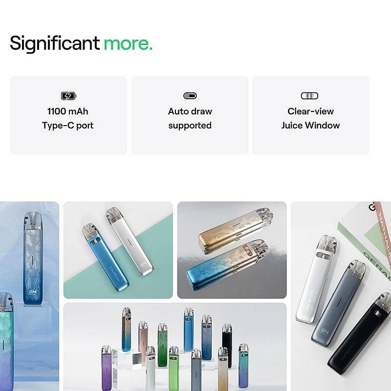 Kit Uwell Caliburn G4 Mini- Lake Blue 1100mAh 35W