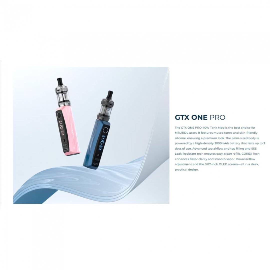 Kit Vaporesso GTX One Pro 3000mAh 3ml - Black