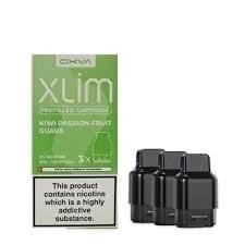 Tigara Electronica Kitul Oxva Xlim Pro 2 Pod -Titanium Blue + Oxva Xlim Prefilled Cartridge Kiwi Passion Fruit Guava 20mg (Pack 3)