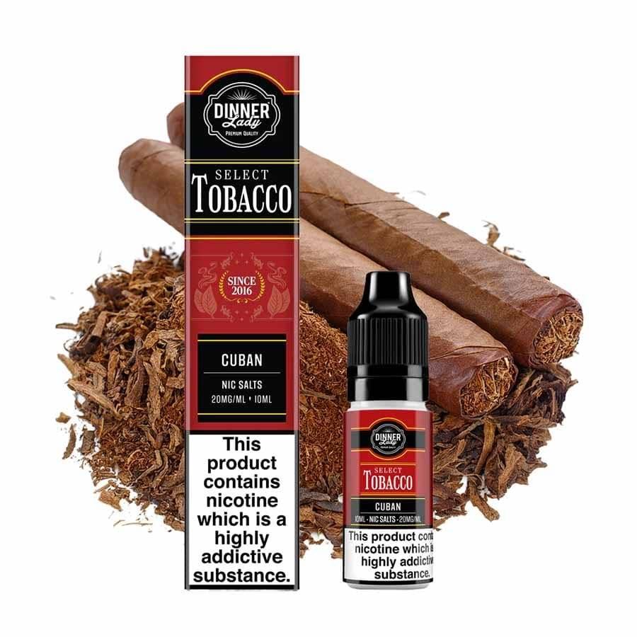 Lichid Dinner Lady Salts Select Tobacco Cuban 10ml - Tutun Cubanez & Vanilie