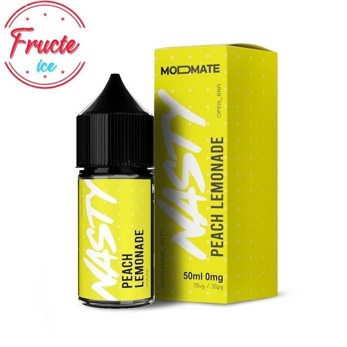 Lichid Nasty Juice Mod Mate , Lichid Fara Nicotina , Tigarea Electronica , Vape , 50ml - Aroma , Peach , Lemonade