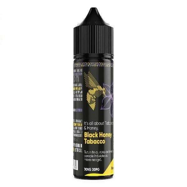 Lichid  Fara Nicotina ,Smokemania 30ml , Tigara Electronica  -  Aroma Black Honey Tobacco