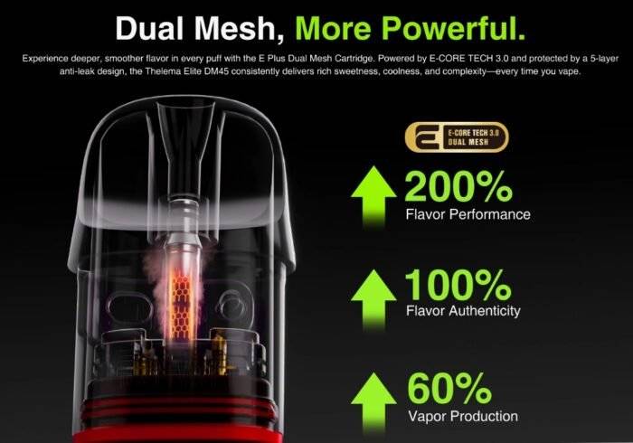 Lost Vape Thelema Elite DM 45 POD KIT Eagle Black