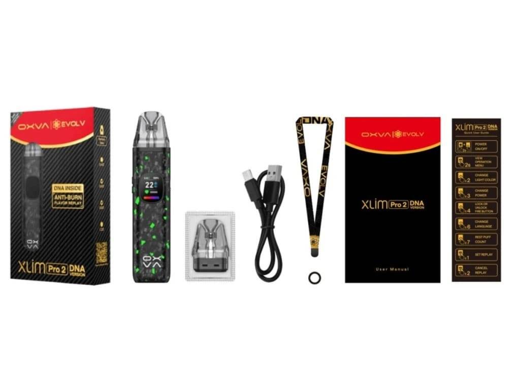 OXVA EVOLV Xlim Pro 2 DNA Version Luminous Forged Carbon Fiber, Tigara Electronica, Vape