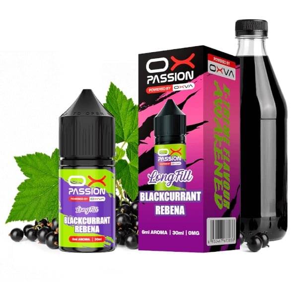 Oxva Ox Passion Blackcurrant Rebena Longfill 6ml/30ml