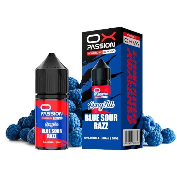 Oxva Ox Passion Blue Sour Razz Longfill 6ml/30ml