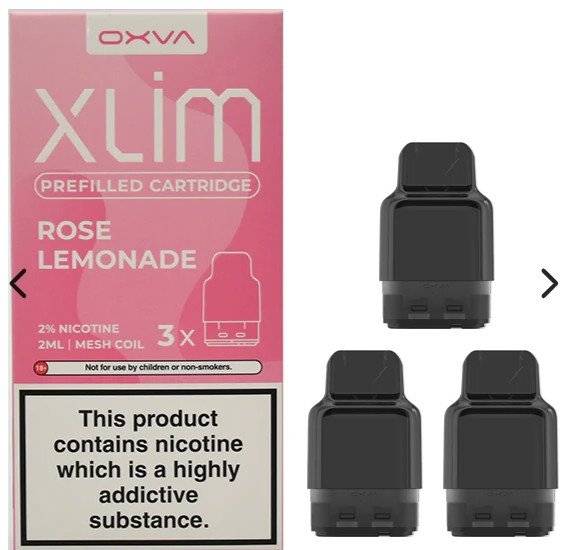 OXVA Xlim cartuse Preumplute Rose Lemonade 2% Nicotina 2ml x3Buc
