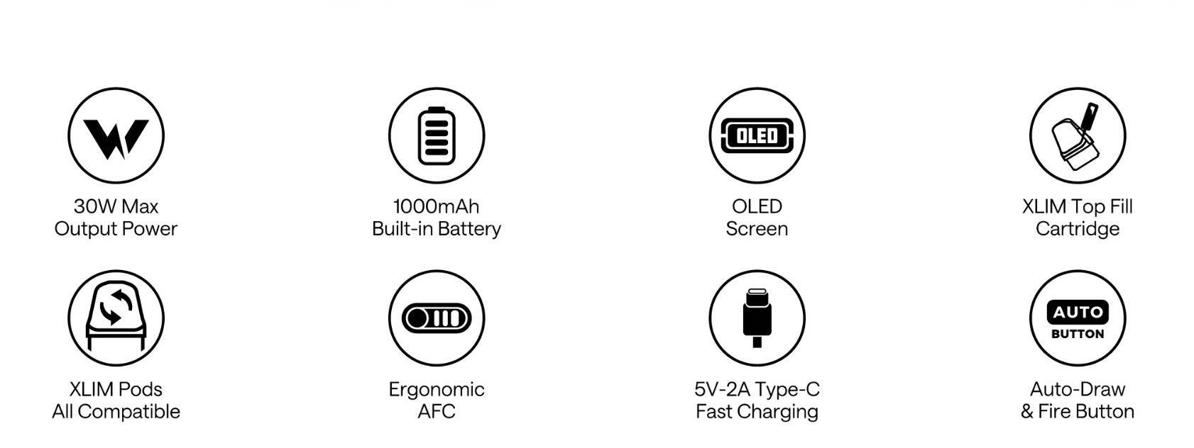 Oxva Xlim Classic Edition Silver 30W 1000mAh
