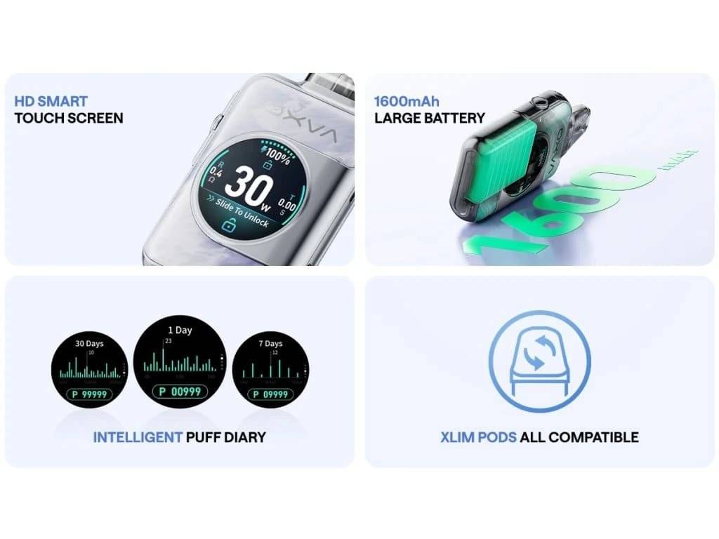 OXVA Xlim SQ PRO 2 Brown Leather, Tigara Electronica, Vape 