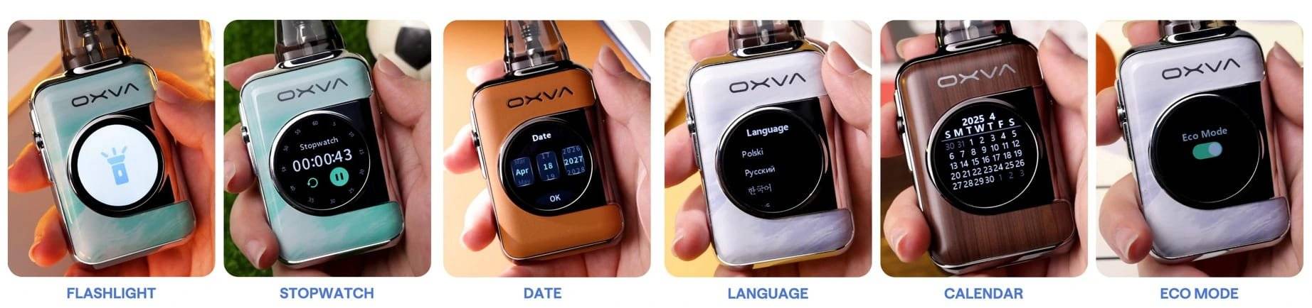 OXVA Xlim SQ PRO 2 Brown Leather, Tigara Electronica, Vape 