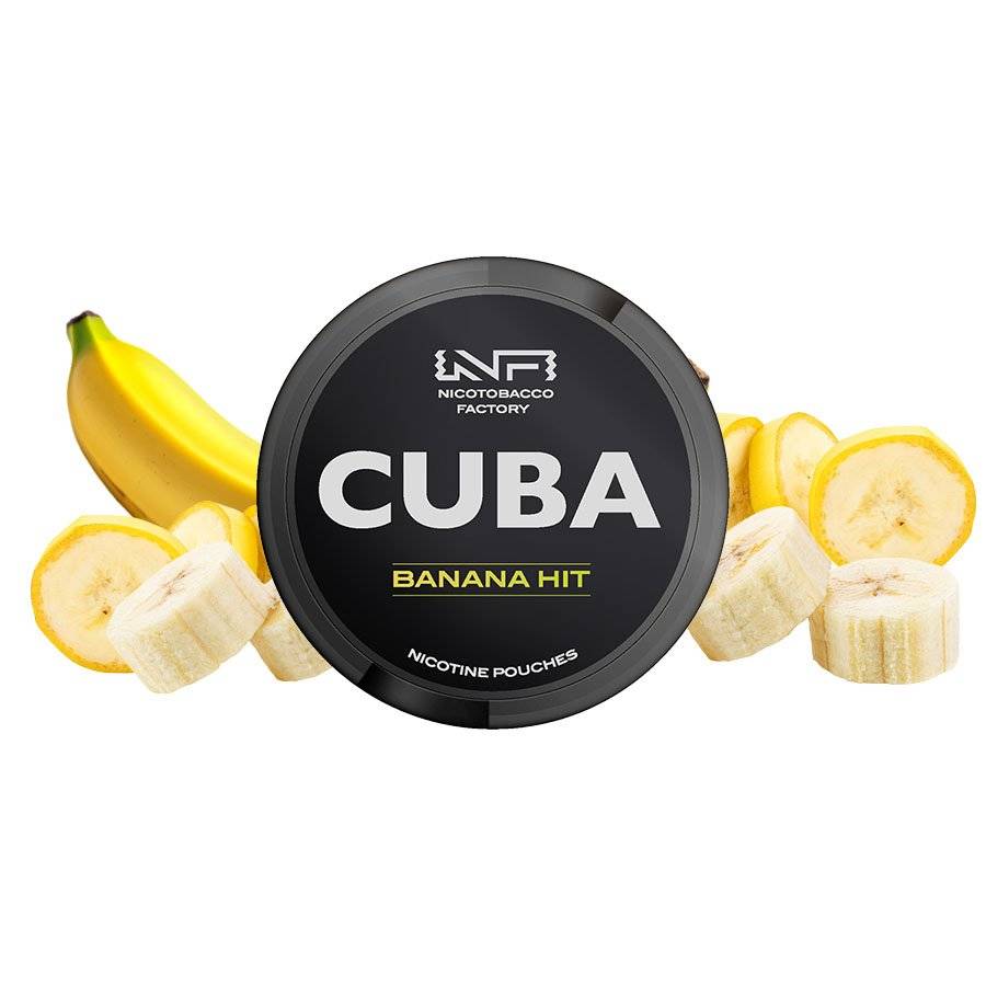 Pouch Nicotina Snus CUBA Banana Hit 20mg