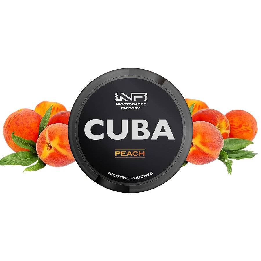 Pouch Nicotina Snus CUBA Peach 20mg