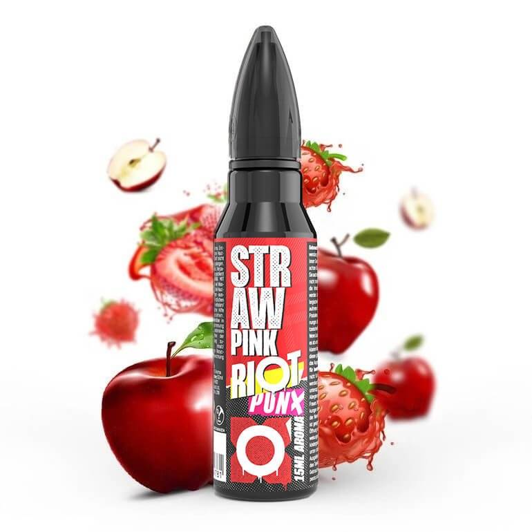 RIOT SQUAD , Aroma 15ml/60ml  - Straw Pink - Capsiuni , Mere