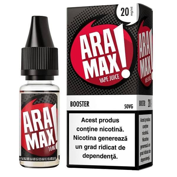 Shot Nicotina Aramax Booster 10ml - 20mg - 50VG-50PG