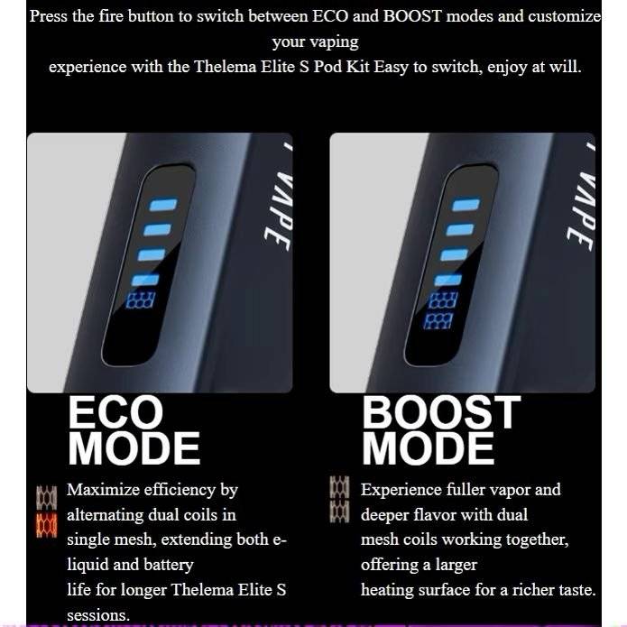 Tigara Electronica Lost Vape Thelema Elite S Twill Silver 40W 1400 mAh 
