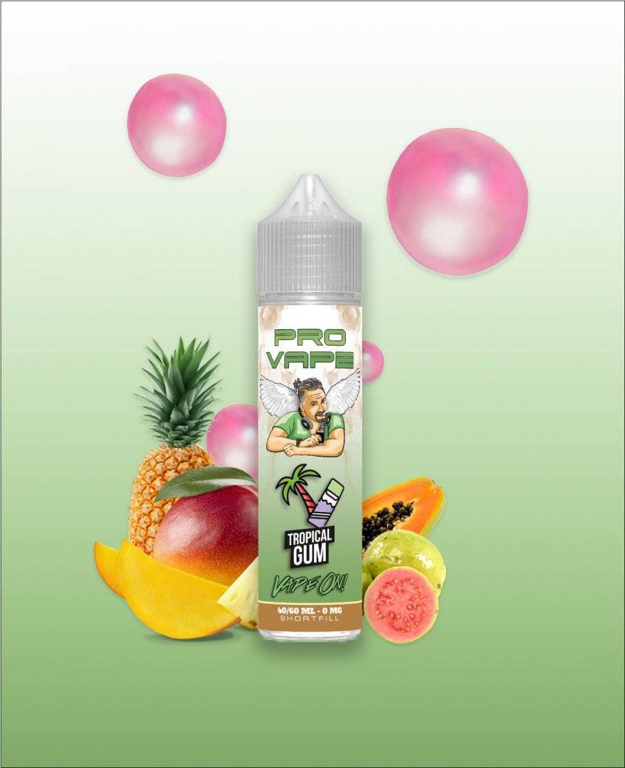 Tropical GUM – Lichid Pro Vape 30ml dublu concentrat – ESTE UAAAU!