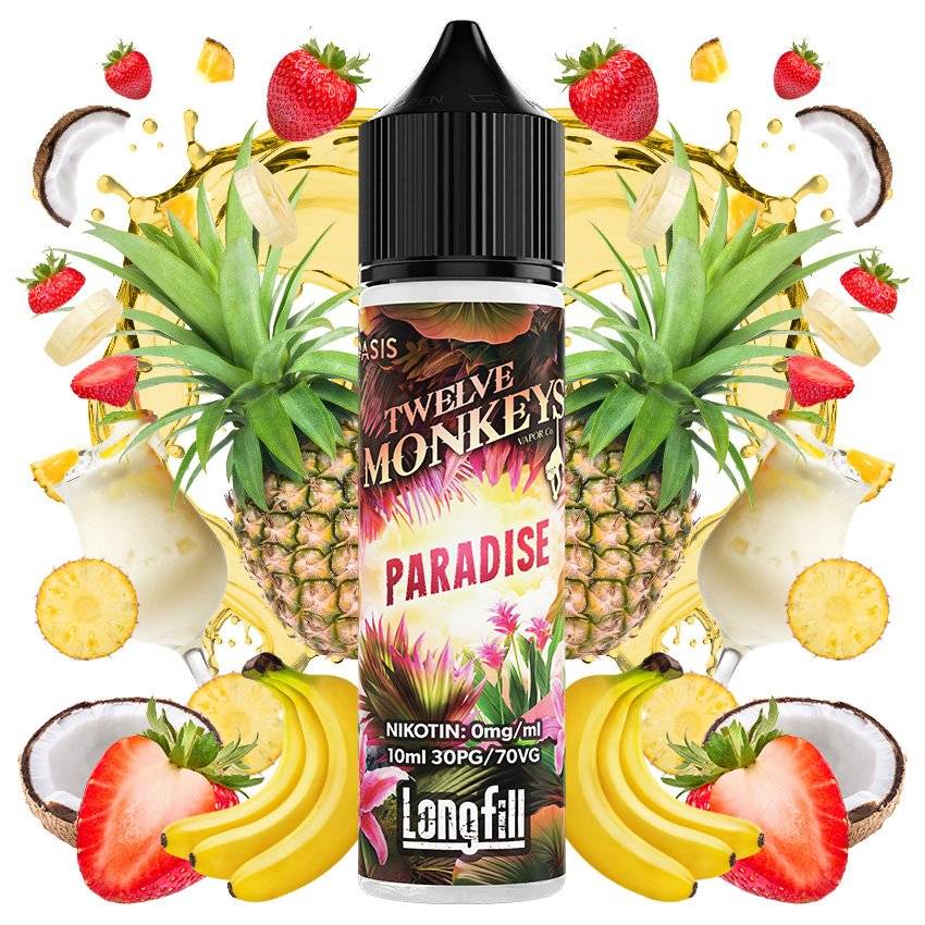 Twelve Monkeys , Paradise , 10 ml ,Aroma Concentrata ,Vape 