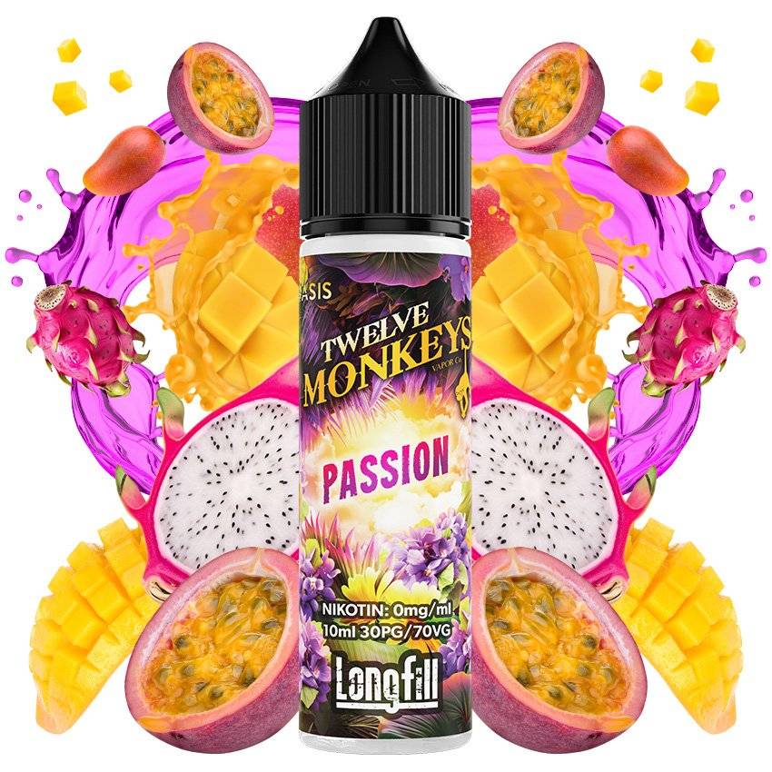 Twelve Monkeys Passion , Aroma Concentrata , 10ml/60ml , Vape