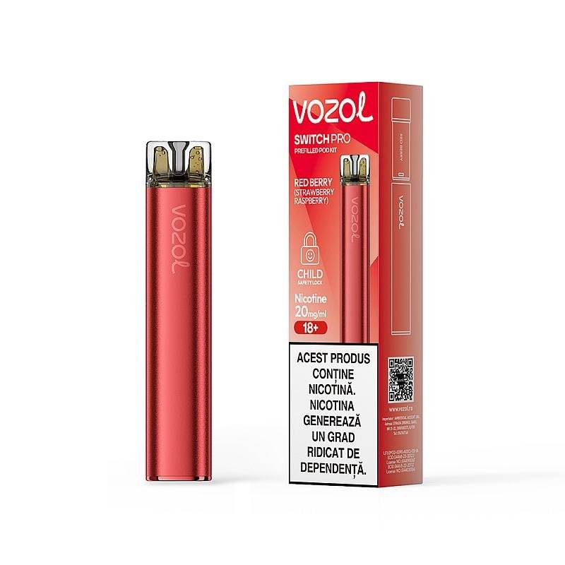 Vozol Switch Pro Red Berry (Strawberry Raspberry) 20mg/ml 400mAh
