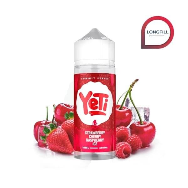 Yeti Summit Series Strawberry Cherry Raspberry Ice Longfill 10ml/120ml