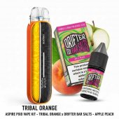 Kit Starter Aspire Pixo Aura + Lichid Drifter Apple Peach 20mg