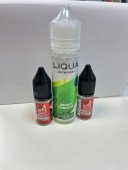 Liqua 5ml Bright Tobacco + 2xshot 10ml/20mg