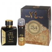 Parfum , Oud 24 Hours, Apa de Parfum , 100ml + Deodorant Spray,  50ml, by Ard al Zaafaran , 100 ml – Parfum arabesc ,original import Dubai